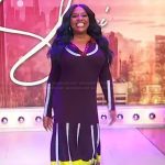 Sherri’s striped hem polo dress on Sherri