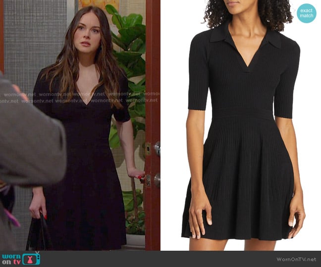 Simkhai Patricia Dress worn by Stephanie Johnson (Abigail Klein) on Days of our Lives