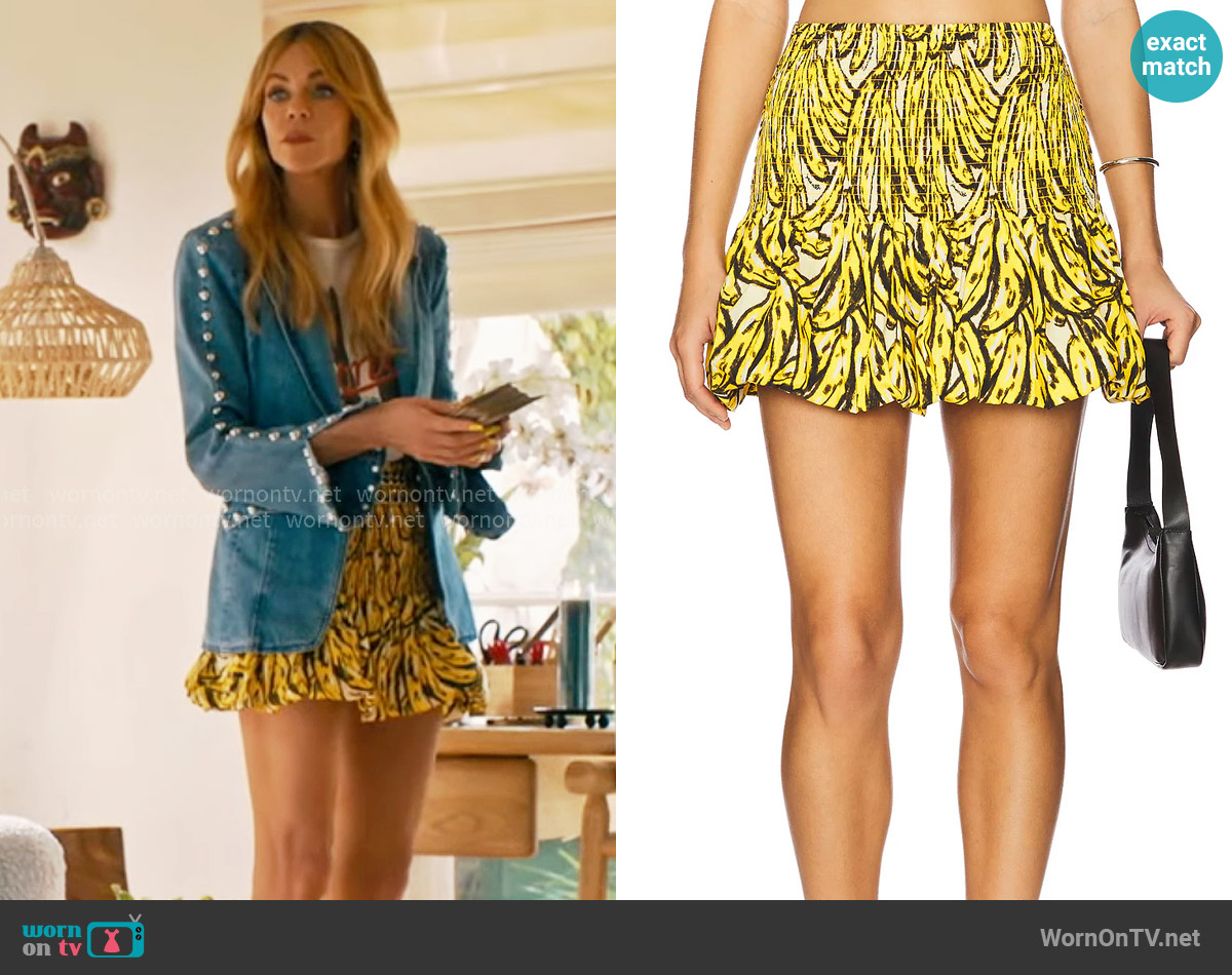 Simon Miller Sancho Poplin Skirt worn by Morgan Gillory (Kaitlin Olson) on High Potential