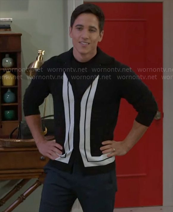 Smitty’s black and white shirt on Beyond the Gates
