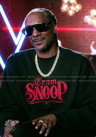 Snoop Dogg’s black aviator sunglasses on The Voice