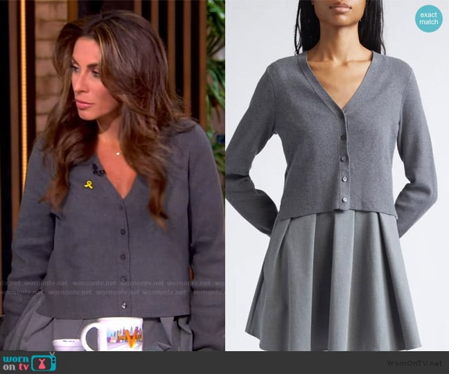 Staud Milo Dress worn by Alyssa Farah Griffin on The View