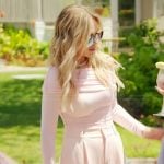 Tamra’s pink off shoulder top and pants on The Real Housewives of Orange County