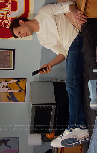 Tate’s white sneakers on Days of our Lives