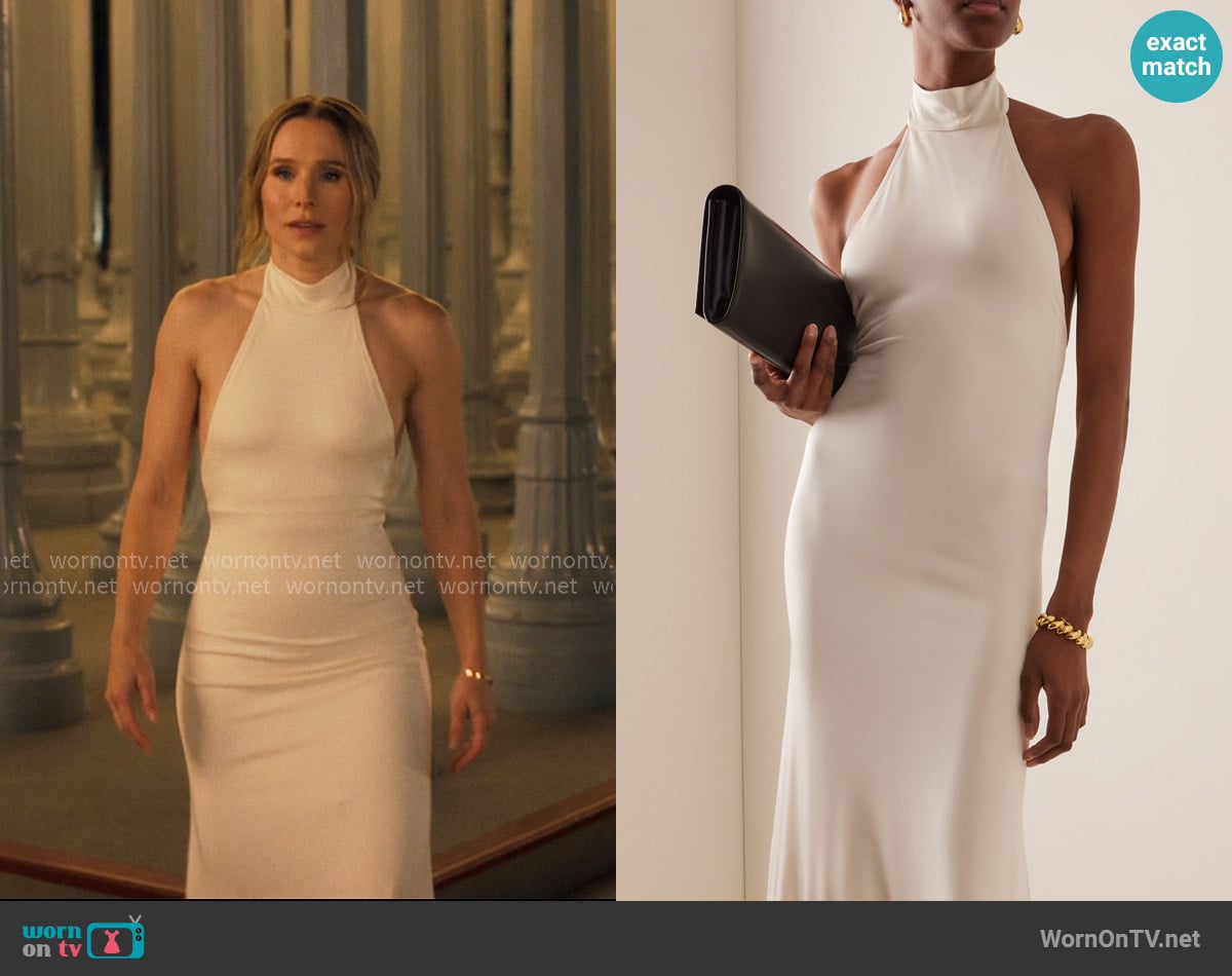 The New Arrivals Ilkyaz Ozel Leia Jersey Maxi Dress worn by Joanne (Kristen Bell) on Nobody Wants This