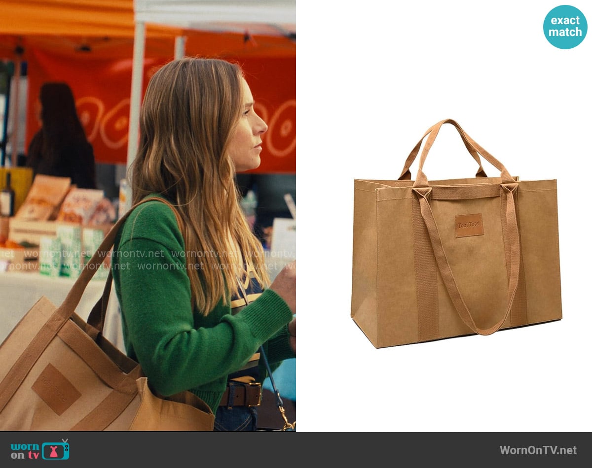 Tobi Tote Bag worn by Joanne (Kristen Bell) on Nobody Wants This
