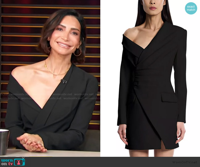 A.L.C. Skyla Dress worn by Courtney Lopez on Access Hollywood