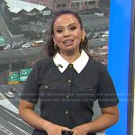 Adelle’s grey collared mini dress on Today