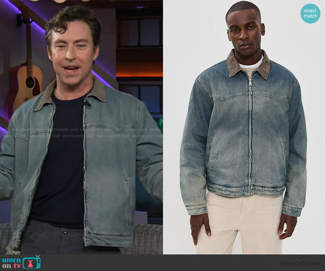 AG Philip Zip Jacket worn by Brian Jordan Alvarez on The Kelly Clarkson Show