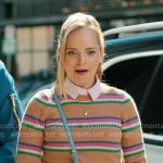 Ainsley’s diamond print sweater on Loot