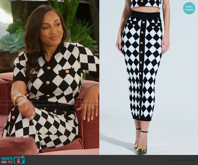 Akira The Best Part Maxi Skirt worn by Brandi Marshall (Brandi Marshall) on Selling the OC