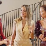 Alex’s beige draped detail mini blazer dress on Selling the OC