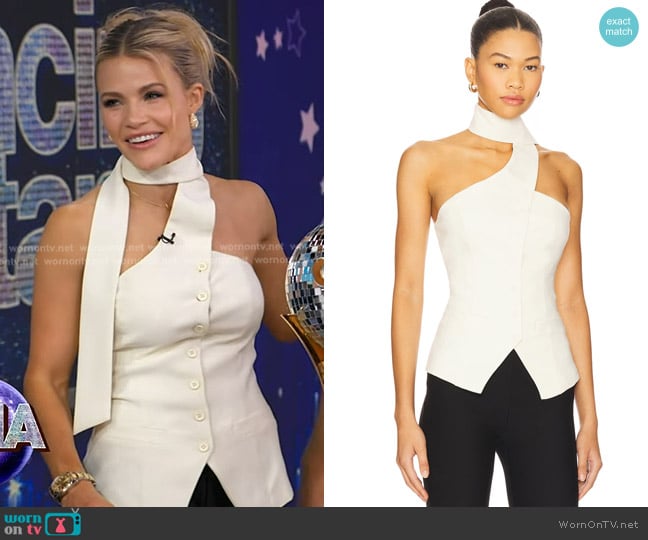 All The Ways Courtney Top worn by Witney Carson on Good Morning America