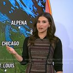 Angie Lassman’s stripe tweed dress on Today