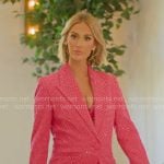 Ashtyn’s pink rhinestone suit on Selling the OC