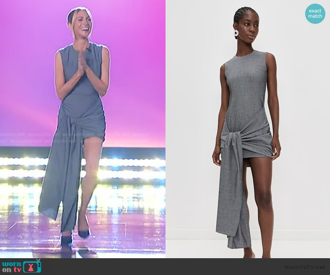 Beaufille Sash Dress worn by Brittany Snow on The Jennifer Hudson Show