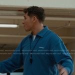 Buck’s blue quarter zip sweatshirt on 9-1-1