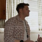 Buck’s beige plaid shirt on 9-1-1