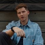 Buck’s striped denim jacket on 9-1-1