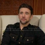 Cane’s black denim shirt on The Young and the Restless