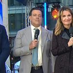 Carson Daly’s white sneakers on Today
