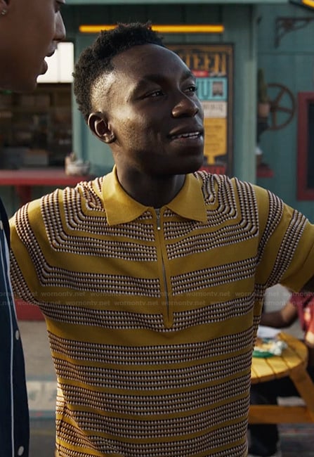Carlton’s yellow polo shirt on Bel-Air