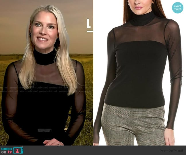 Cinq a Sept Shantel Top worn by Ali Larter on Access Hollywood