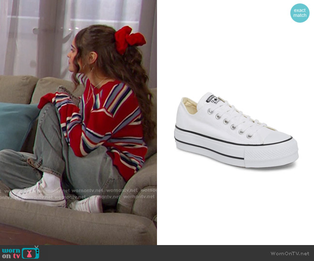 Converse Chuck Taylor® All Star® Platform Sneaker worn by Arianna Horton (Marissa Reyes) on Days of our Lives