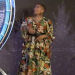 Deja Vu’s floral print maxi dress on Live with Kelly and Mark