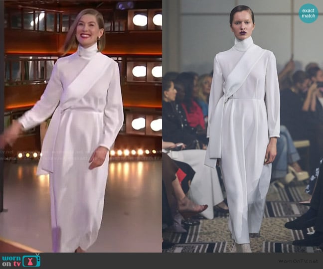 Edeline Lee 2026 Spring Collection worn by Rosamund Pike on The Kelly Clarkson Show