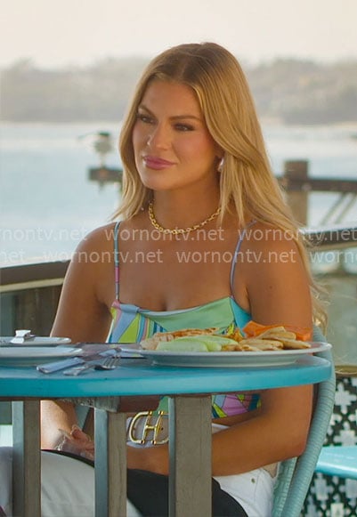 Fiona’s printed cami on Selling the OC