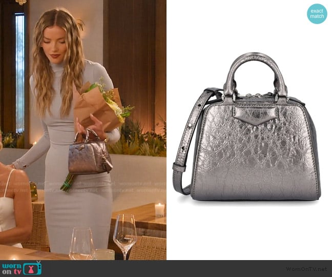 Givenchy Antigona Cube Nano Hand shoulder crossbody bag worn by Alanna Gold on Selling Sunset