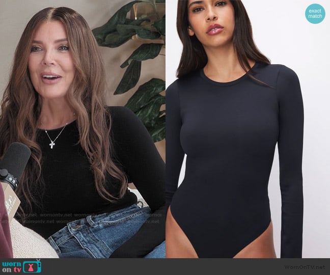 Good American Sculpting Crewneck Bodysuit worn by Kris Jenner (Kris Jenner) on The Kardashians