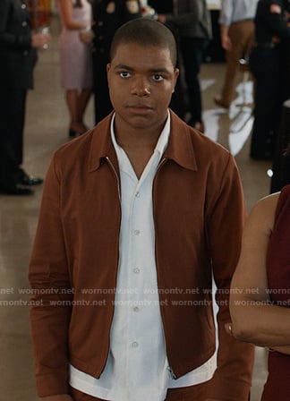 Harry’s brown zip jacket on 9-1-1