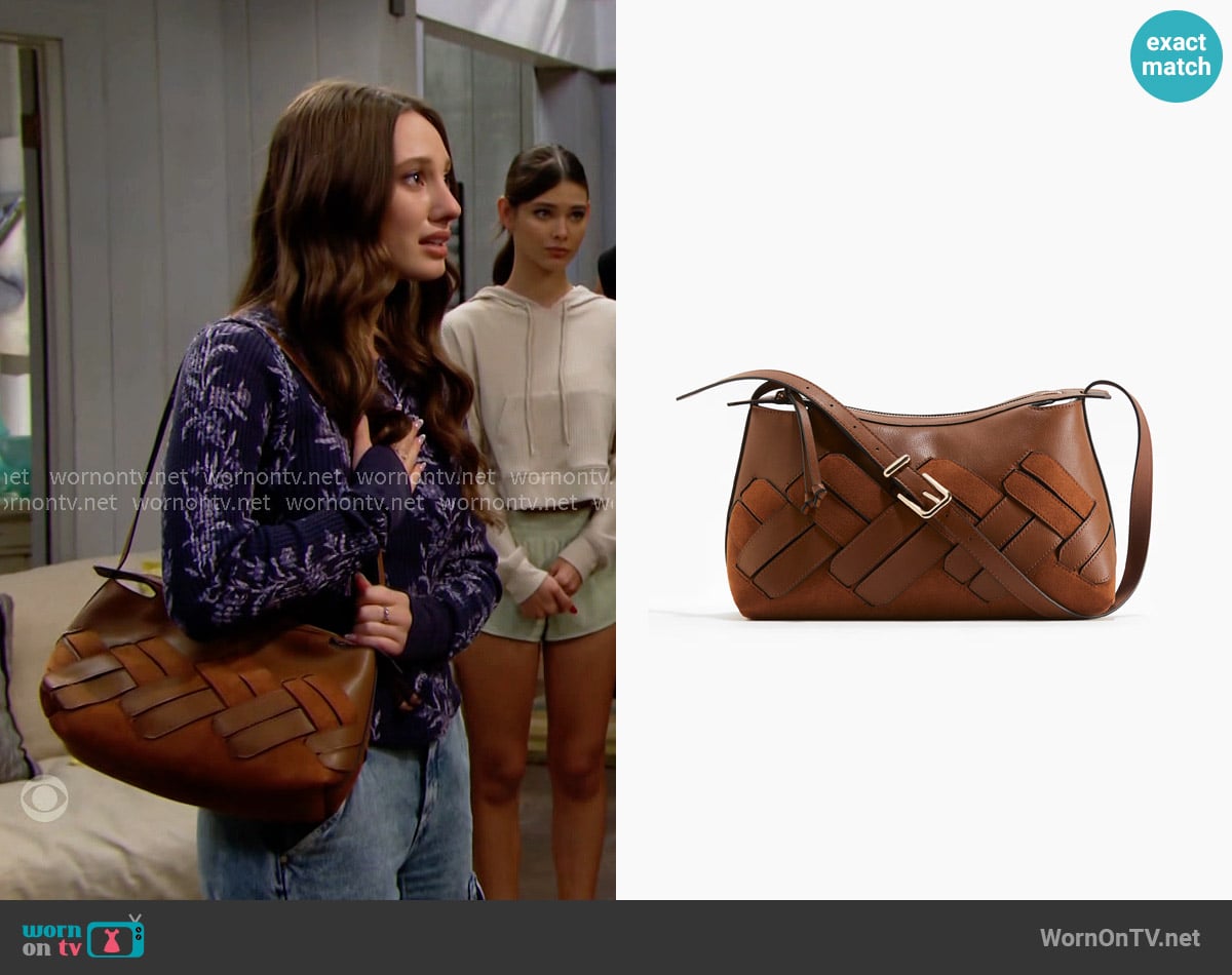 H&M Shoulder Bag worn by Melissa Dylan (Sydney Bullock) on The Bold and the Beautiful