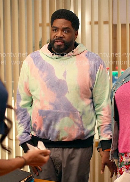 Howard’s tie-dye hoodie on Loot
