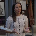 Ivy’s cable-knit top on The Bold and the Beautiful