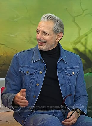 Jeff Goldblum’s denim jacket and jeans on Today