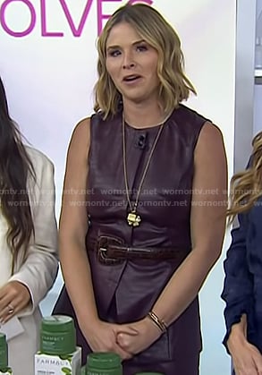 Jenna’s brown leather belt on Today