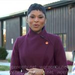 Jericka Duncan’s purple coat on CBS Mornings