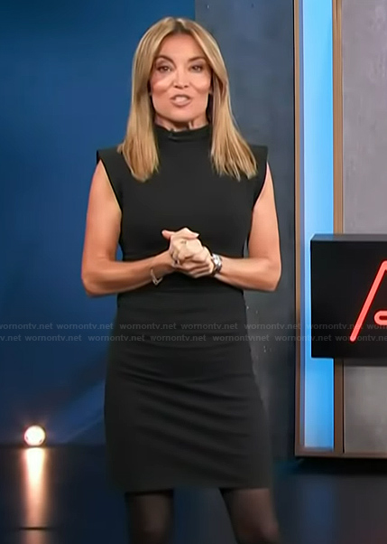 Kit’s black mini dress on Access Hollywood