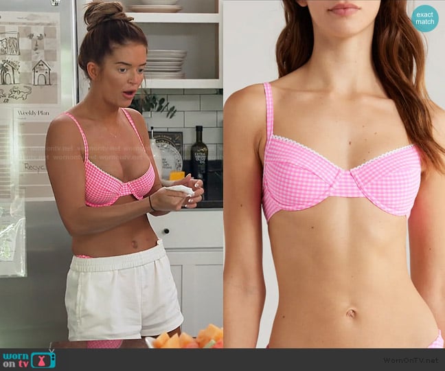 Kulani Kinis Ditzy Underwire Bikini Top worn by Salley Carson on Southern Charm