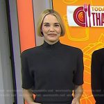 Leslie Bibb’s grey sweater mini dress on Today