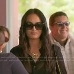 Lisa’s black square sunglasses on The Real Housewives of Salt Lake City