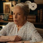 Madeline’s white spotted blouse on Matlock