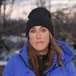 Maggie’s blue padded jacket on Today