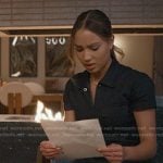 May’s dark navy jumpsuit on 9-1-1