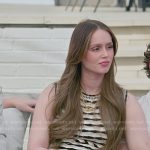 Mikayla’s stripe knit dress on The Secret Lives of Mormon Wives