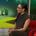 Morgan’s green cap sleeve jumpsuit on NBC News Daily