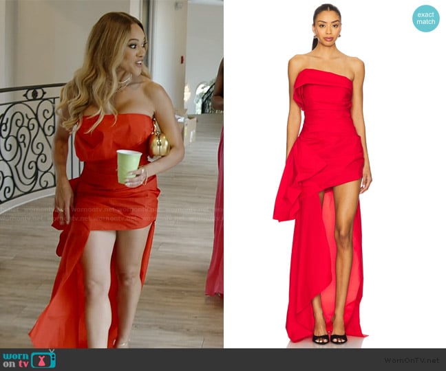 NBD The Jadis Maxi Dress worn by Ashley Darby on The Real Housewives of Potomac